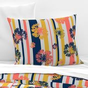 Agapanthus with stripes - coral