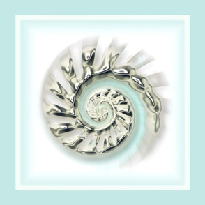 Mercury Glass Nautilus 