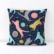 large scale / cats in space 