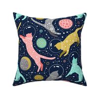 large scale / cats in space 