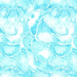19-1AH Small Light Blue  Cloud Watercolor  Abstract Blender _ Miss Chiff Designs