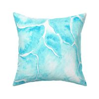 19-1AG Large Light Blue  Cloud Watercolor  Abstract Blender _ Miss Chiff Designs