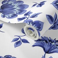 Fleurs de Provence ~ Provencal Blue and White ~ Small