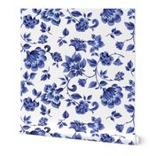 Fleurs de Provence ~ Provencal Blue and White ~ Small