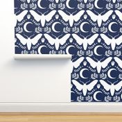 small moth and moon-navy