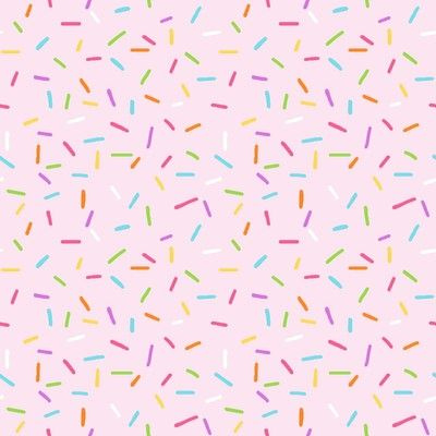 Pink Sprinkles Fabric, Wallpaper and Home Decor | Spoonflower