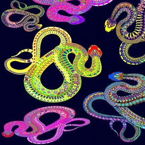 Snakes Quilt Square - Design 8387343