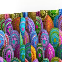 Fractal Pysanky Eggs, Large