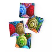 Fractal Pysanky Eggs, Large