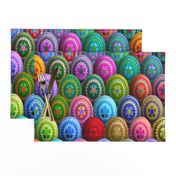 Fractal Pysanky Eggs, Large