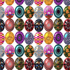 Easter eggs in a row 10x10