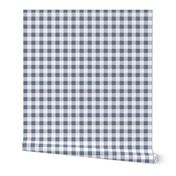 Steel Blue Gingham Plaid (1inch)