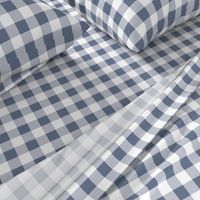 Steel Blue Gingham Plaid (1inch)