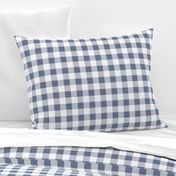 Steel Blue Gingham Plaid (1inch)