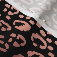 animal print fabric - rosegold fabric, rosegold cheetah print, leopard print, rosegold black