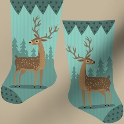Mini forest deer stocking