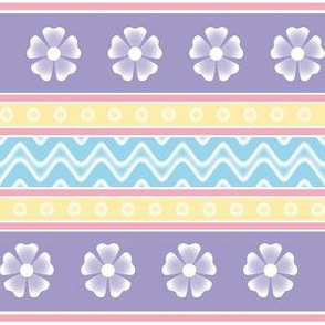 easter pattern in lavender