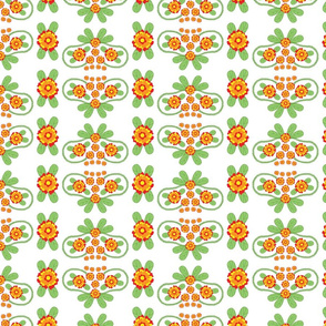 Colorful Floral Folk Pattern