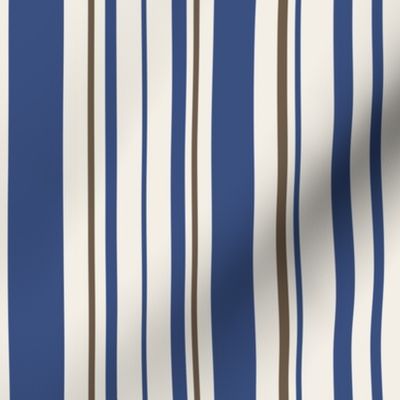 Moose Stripes - Brown & Blue