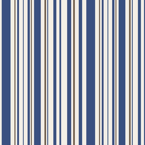 Moose Stripes - Brown & Blue