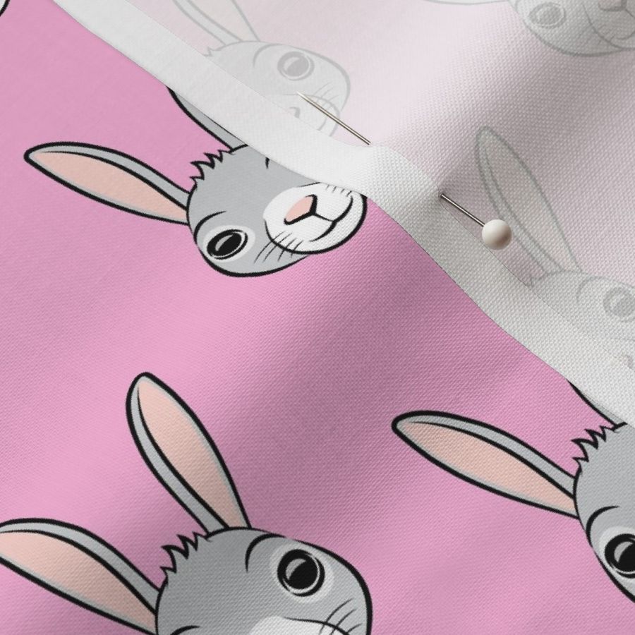 easter bunny - pink - bunnies LAD19