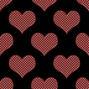Black Hearts & Dots