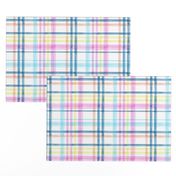 Easter Watercolor Plaid multi LAD19