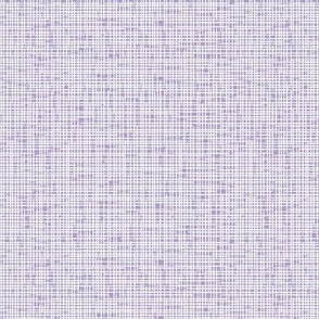 White on Pastel Purple Crosshatch