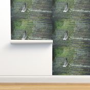 SEAGULL ON FENCE TEA TOWEL