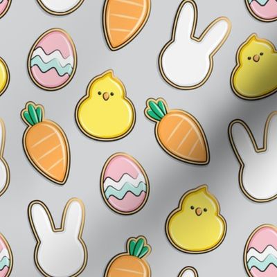 Easter Cutout Cookies - grey - LAD19