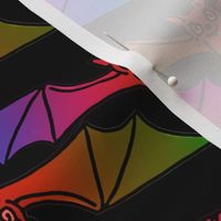 Dark Rainbow Bat Stripe