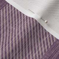 4” Textured Buffalo Plaid - Mauve