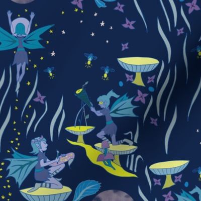 Moon Fairies- Astronomy + Mushrooms