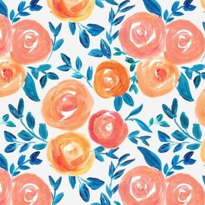 Bohemian Living Coral 2019 Color of the Year Florals 