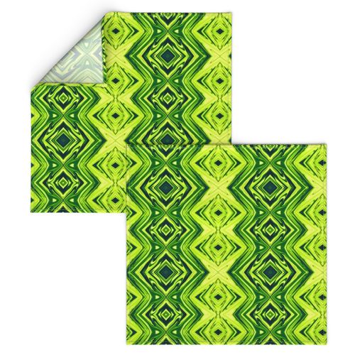 GP1 - XL -  Geometric Pillars in Yellow Green