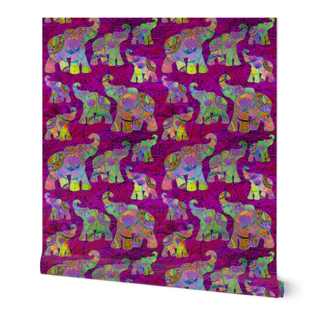 Bohemian Elephant Batik
