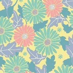 Chrysanthemum in Pastel colors