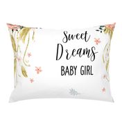 27"x36" Sweet Dreams Baby Girl Dream Catcher