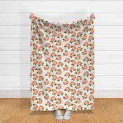 Pretty peonies in coral (large)