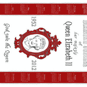 Diamond Jubilee tea towel