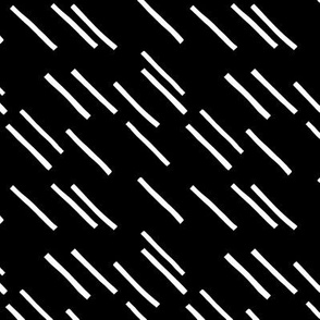 Basic stripes and strokes diagonal rain monochrome circus theme black and white 