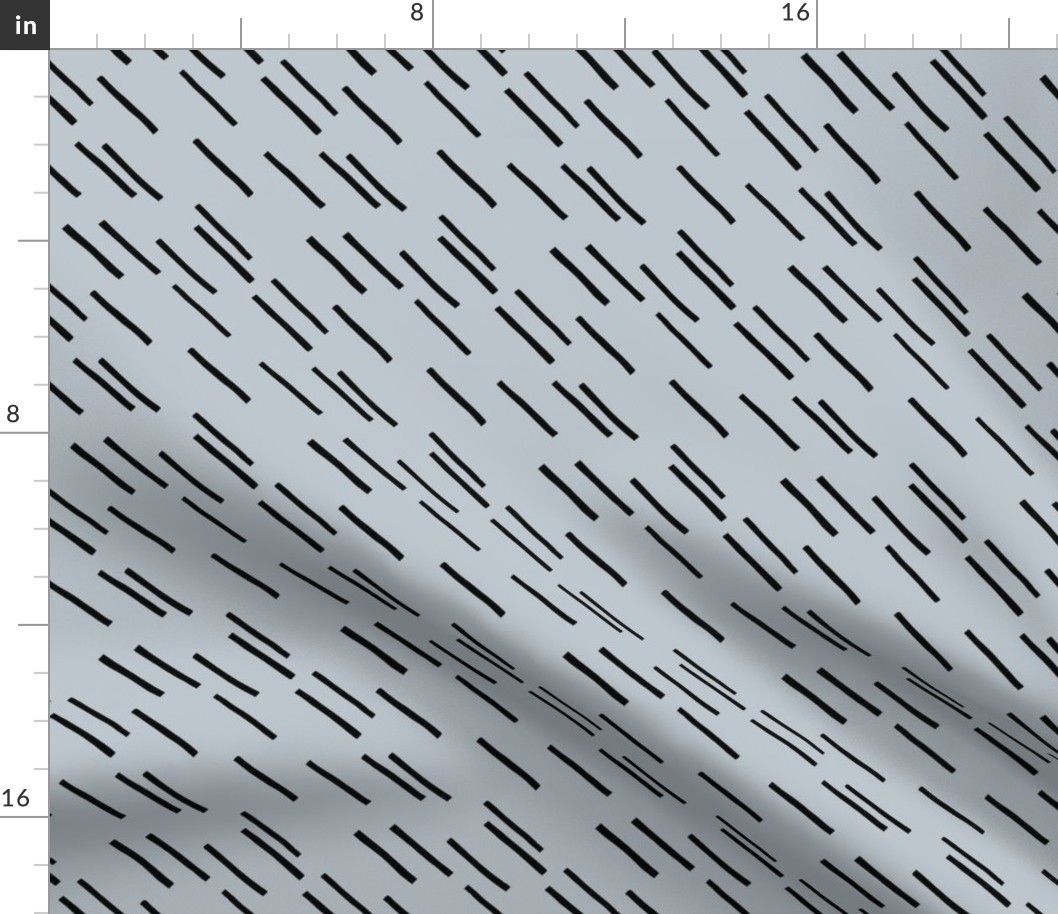 Basic stripes and strokes diagonal rain monochrome circus theme black and white gray