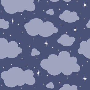clouds and stars