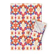 Moroccan Pattern in Coral