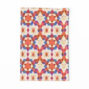 Moroccan Pattern in Coral