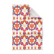 Moroccan Pattern in Coral