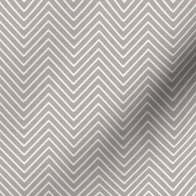 Chevron Chic - Mini - Silver Grey