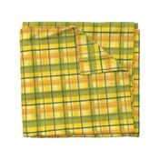 early summer plaid - orange and yellow