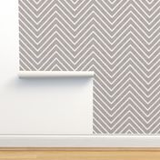 Chevron Chic - Maxi - Silver Grey