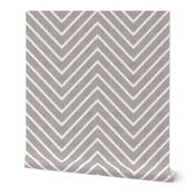 Chevron Chic - Maxi - Silver Grey